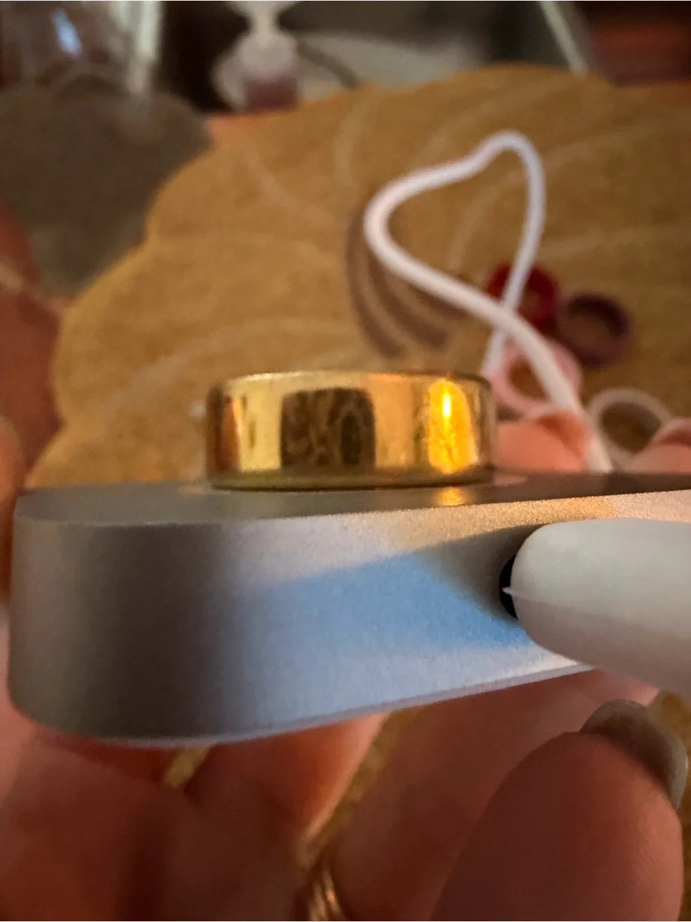 Yellow Gold Oura Ring size 8